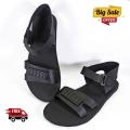 Trendy Leather Sandal For Men-Black - Sandals For Men - Sandals For Men. 