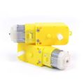 YELLOW Plastic Gear Motor DC 3V 6V 130RPM Gear Motor Dual Shaft Smart Robot Car TT Gear Motor Double Shaft Dual Axis Geared TT Motor For Smart Robot Car Toys Electrical Circuitry & Parts - dc motor. 