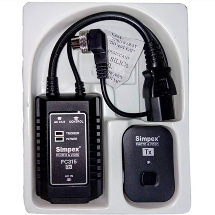 SIMPEX%20FC315%20Studio%20Camera%20Flash%20Trigger%20Remote%20Control%20(Black)%20-%20Image%203