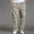 Summer Cotton Men Cargo Pants Mens Joggers Baggy Tactical Pants Lightweight Army Green Work Pant Loose Casual Trousers Plus size.