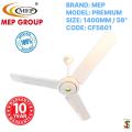 MEP Premium 1400MM / 56" Ceiling Fan (10 Years Guarantee).