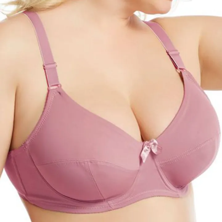 Softrhyme%20Ready%20stock%20large%20size%20underwear%20Wired%20Thin%20Span%20plus%20size%20full%20cup%20D%20(#36~#46)%20bra%20for%20Women%20-%20Image%202