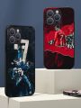 DS-81 Football Superstar R-Ronaldo CR7 Print Flexible TPU Case for iPhone 5 5S 6 6S SE X XS XR 7 8 Plus Max. 