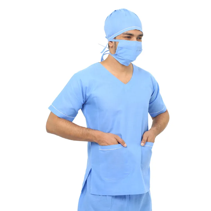 Doctors%20OT%20Dress/OT%20Dress/Male%20Female%20Doctors%20OT%20Dres%20With%20Full%20Set%20With%20Standard%20Cotton%20Febric%20For%20Medical%20Students%20&%20Nurse%20With%20Green,Sky%20and%20Navy%20Blue%20Colors%20-%20Image%205