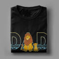 The Lion King Simba Mufasa Dad T Shirt Men Women's 100% Cotton Funny T-Shirt Disney Tee Shirt Short Sleeve Tops Graphic Printed.