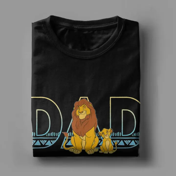 The%20Lion%20King%20Simba%20Mufasa%20Dad%20T%20Shirt%20Men%20Women's%20100%25%20Cotton%20Funny%20T-Shirt%20Disney%20Tee%20Shirt%20Short%20Sleeve%20Tops%20Graphic%20Printed%20-%20Image%205