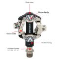 MEROCA Sealed Bearing Mtb Bike Pedals Bicycle Self-Locking Pedals with Clips Doubleside Clipless Pedal Spd Ultralight Bicycle Parts. 