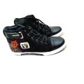 Boot sneakers lace up kb suparae leather material rubber sool neckup design.