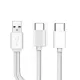 Easy Carry 20cm USB Male To 2x Type C Y Splitter Charging Cable for Two Phone CELL Dual Type C Usb. 