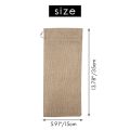 12 Pieces Burlap Wine Bags Jute Wine Bottle Bags.