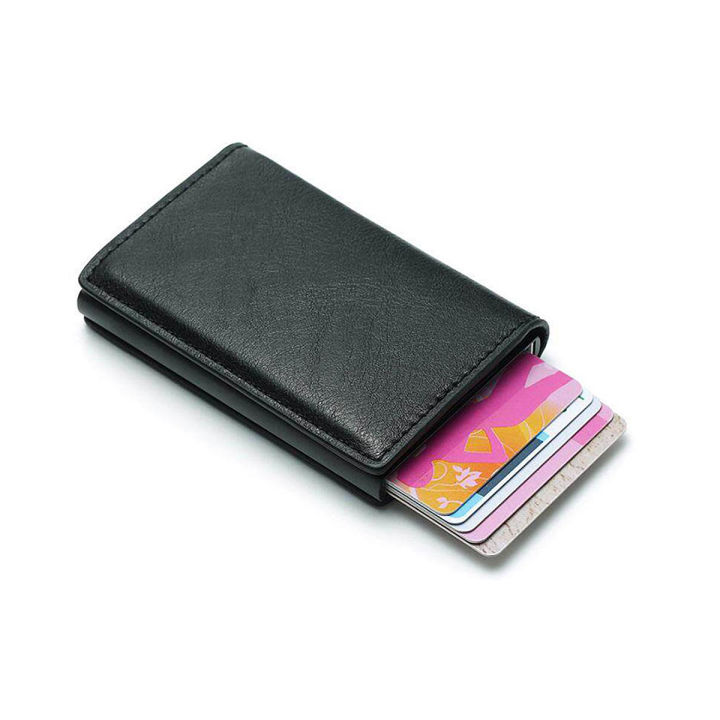 Vocoal Card Holder Men Wallet M-Oney Bag Male V-Intage Black Short Purse Pu Leather Fashion Wallets Slim Thin Wallets
