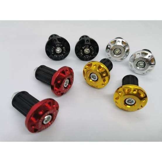 Motorcycle Motor Bike CNC 7/8" Aluminum Universal Handlebar Handle Gutli Hand Grip Bar End Plug Cap Slider