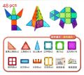 Magnetic Tiles Building Blocks Magnet Toys for Kids Educational Toys 3D Magnet Puzzles Stacking Blocks for Children Boys Gifts.
