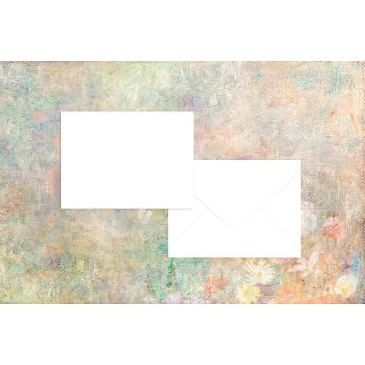 White & Pearl Color Shimmer Envelope- Conqueror Metallics Metal Ice Gold 120 gsm and Iridescent Virtual Pearl 120 gsm Paper (5 Pcs Set)