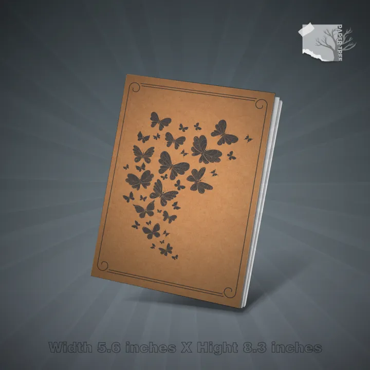 Papertree%20Vintage%20A5%20Notebook%20Sketchbook%20Drawing%20Sketchpad%20Flying%20Butterfly%20Perfect%20for%20Graphite%20Colour%20Pastel%20and%20Charcoal%20Art%20-%20Image%204