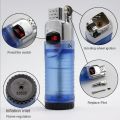 Creative Round Aomai Gas Lighter Butane Visible Lighter. 