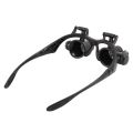 Watch Tools Watch Repair Tool Kit Head Wearing Magnifying Glass With Led Lights 10x 15x 20x 25x Loupe Watch Repair Magnifier Tool.