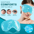 Gel Eye Mask Cold Pack Warm Hot Heat Ice Cool Compress Soothing Tired Eyes Pad NOVO.