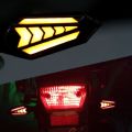 Double Side Flowing Turn Signals Motorcycle LED Turn Signal Built-in Relay Flashing Blinker Universal Warning light Indicator. 
