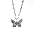 Vintage Hollow Butterfly Pendant Necklace for Women Design Trendy Neck Jewellery. 
