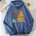 Over Workin Make Human Burn Out Hoodies For Men Novelty Hat Rope Sweatshirt Harajuku S-Xxl Tops Sport Shoulder Drop Hoodie Male. 