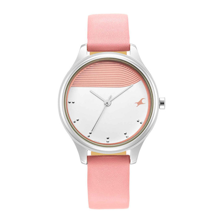 Fastrack 6280SL01 Pink Stunners in Pink Dial & Metal Strap | Daraz.com.bd