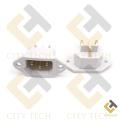 WHITE COLOR IEC C14 Plug Socket Panel Mount Plug Adapters Power Connector Socket  AC 250V 10A Copper 3 Pins Inlet Power Plug Socket White For Rice Cooker. 