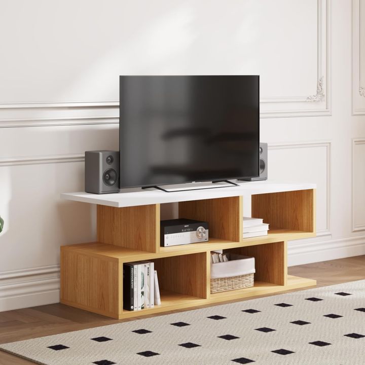 Floor%20Standing%20TV%20Entertainment%20Unit%20Setup%20Box%20Stand%20TV%20Cabinet%20with%20Shelves%20&%20Drawer%20for%20Books%20&%20D%C3%A9cor%20Display%20Unit,%20Upto%2045%20Inches%20Design%20by%20Nahid%20Furniture%2018x40x12"%20-%20Image%205