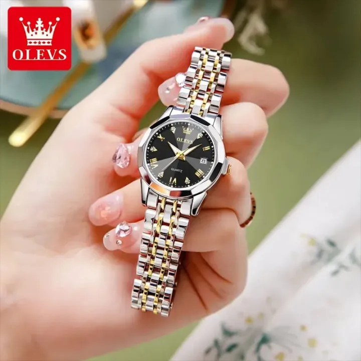 Stylish%20&%20Fashionable%209931%20Elegant%20Rhombus%20Mirror%20Original%20Quartz%20Ladies%20Watch%20-%20Image%205