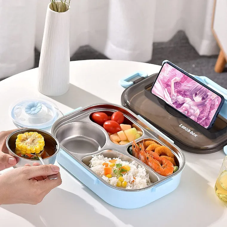 1.5L Bento Boxes for Student, Thermal Insulation Bento Lunch Box Tableware Set,Lunch Containers for Kids Lunch Box,3