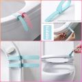 Adjustable squat toilet cover toilet handle. 