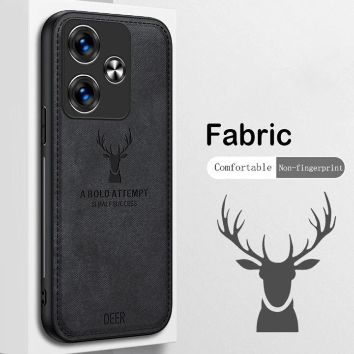 New%20Phone%20case%20Xiaomi%20Redmi%20Turbo%203%20Turbo3%20Back%20cover%20Deer%20Back%20cover%20Matte%20Cloth%20Silicone%20Protection%20Luxury%20Casing%20Redmi%20Turbo3%20Coque%20-%20Image%203