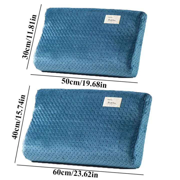 Memory%20Foam%20Pillowcase%20Bed%20Orthopedic%20Cotton%20Latex%20Pillow%20Cover%20Sleeping%20Pillow%20Protector%20Pillowslip%2050x30cm/60x40cm%20Pillowslip%20-%20Image%204