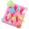 Conch & Snail & Whelk & Shell Silicone Fondant Soap 3D Cake Mold Cupcake Jelly Candy Chocolate Decoration Baking Tool. 