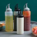 175ML-350ML Squeeze Bottle Tomato Salad Dressing Plastic Tip Squeeze Squeeze Oil Can Household Sauce Sauce Bottle. 