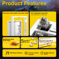 LEOBOG HI75 Metal Base Keyboard Gasket Structure Mechanical Gaming Keyboard RGB Backlit Hot Swap HIFI Sound with PBT Keycaps. 