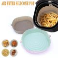 (New) air fryer ilicone bakes/udable Airfryer oven baking tray/pizza fried chicken Ilica gel pan pad.