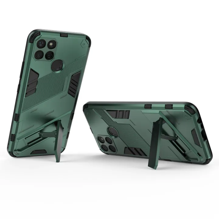 Vantime%20for%20Realme%20C21Y%20/%20Realme%20C25Y%20Case%20Kickstand%20Ultra%20Thin%20Shockproof%20Matte%20Back%20Cover%20-%20Image%203