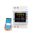 TAXNELE 6 IN1 Display D52-2066 Smart Meter AC40-300V Built-in CT Monitor Voltage Current Power KWH Electric Frequency Meter. 