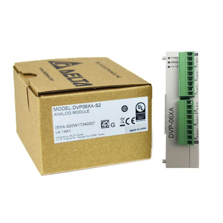 elta Analog input/output extension modules, Model: DVP06XA-S2, Power ...