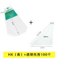Large Ins Sandwich Packaging Bag Triangle Cake Plastic Disposable Special Bag Sandwich Wrapping Paper 100 Pieces. 