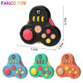 Decompression Toys Rotating Magic Bean Cube Fidget Toy Triangle Small Beads Educational Toy Children's Puzzle Stress Relief Toy. 