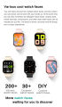 GT40 Smart Watch 1.83" Full Touch Fitness Smartwatch Heart Rate Blood Oxygen Sleep Monitor Waterproof Watch For Men Women.