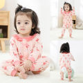 Shanyingfang Autumn New Product Cute Girl Harper Flamingo Korean Spring Pure Cotton A-Class Baby Bodysuit. 