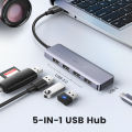 UGREEN USB Hub 3.0, Ultra Slim 4 Port USB 3 Hub with 5Gbps Data Transfer, 5V/2.4A Power Supply Port, Multiple USB Port Extension Hub for Laptop, PC, MacBook, iMac, Xbox, PS4/PS5, Hard Drive. 