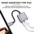 USB C To 3.5 MM Jack Adapter Type-C 3.5mm Earphone HiFi AUX Audio Converter PD 60W Charger Headphone Cable For Samsung iPad Pro. 