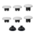 Game Console Joystick Triggers Buttons for Switch Pro Replacement Thumbsticks Joysticks Cap White.