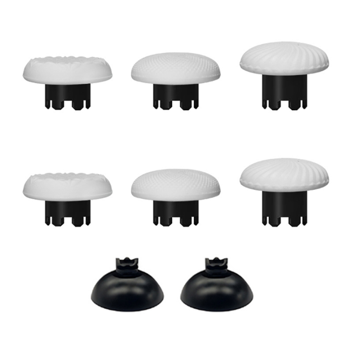 Game Console Joystick Triggers Buttons for Switch Pro Replacement Thumbsticks Joysticks Cap White