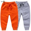 New Retail Sale Cotton Pants For 2-10 Years Old Solid Boys Girls Casual Sport Pants Jogging Enfant Garcon Kids Children Trousers. 