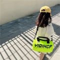 Street Style Kid's Messenger Bag Trendy Cool Men Girls' Accessories Bag Hip Hop Letters round Bag Outdoor Casual Travel Bag. 